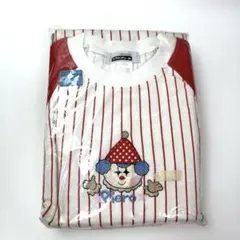 ストライプTシャツ 130サイズ ピエロ刺繍 M250