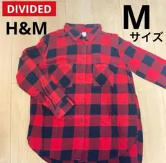 H&M ネルシャツ チェックシャツ M