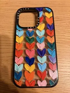 【iPhone 14pro】CASETiFY ハート柄 ソフトケース