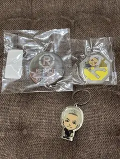 川村壱馬 REBOOT 缶バッジ＆ぶら下がりチャーム＆メタルキーホルダー
