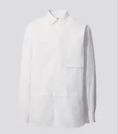 UNIQLO ユニクロ +J スーピマコットンオーバーサイズシャツ　Lサイズ　白のサムネイル