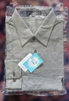 メンズ　カジュアル長袖シャツ　LL