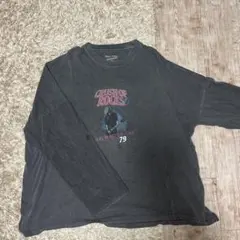 ニコアンド　BIGアソートrockロングスリーブTシャツ　ロックT