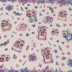 ポーセラーツ転写紙 白磁用フレグランス香水パフューム フラワー花