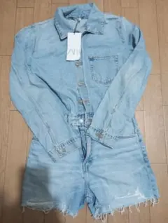 ZARA デニムジャケット カバーオール Sサイズ