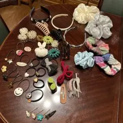 カラフルなヘアアクセサリーセット　まとめ売り