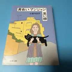 黄色いマンション 黒い猫