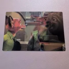 ディズニーストア　ズートピア3Dポストカード