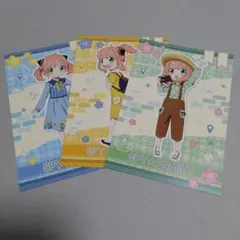 SPY×FAMILY　アーニャ　ポストカード　3枚セット　春のおでけけ