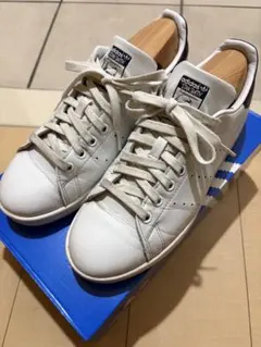 adidas Stan Smith ホワイト ネイビー スニーカーのサムネイル