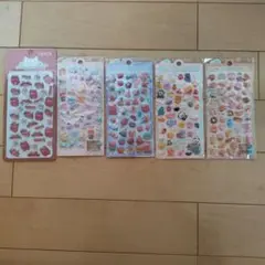 ぷっくり3Dシール5セット（おまけ付き）