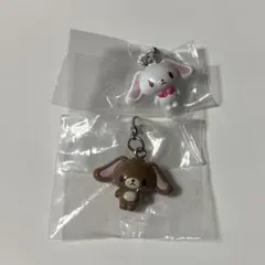 【匿名配送】 シュガーバニーズ めじるしアクセサリー しろうさ くろうさ 2