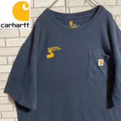 90s 古着 カーハート ロゴタグ ポケットT ビッグシルエット ゆるだぼ