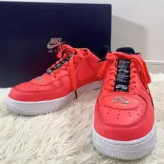 極美品　ナイキ　スニーカー　エアフォース1　レーサークリムゾン　27.5㎝