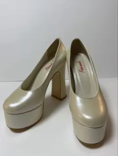 ブライダルシューズ　ウエディングシューズ　pure mule（22.5cm）