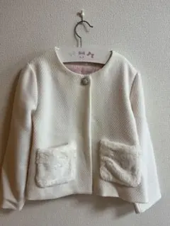 mezzo piano ホワイトジャケット 140センチ