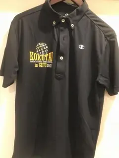 Champion KOKUTAI 2017 ポロシャツ 黒　岐阜
