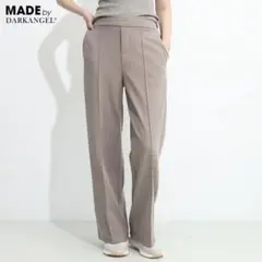 【新品タグ付】ダークエンジェル　裏起毛 ワイドパンツ　長め丈M グレージュ