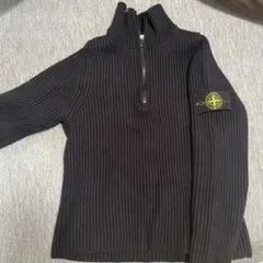 ハーフジップ ニット