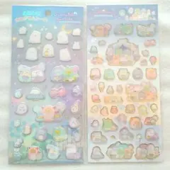 【正規品】〈2枚セット〉サンエックス すみっコぐらし ドロップシール ホログラム