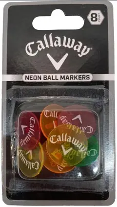 キャロウェイ(Callaway) ゴルフ マーカー ネオン プラスチック 8個入のサムネイル