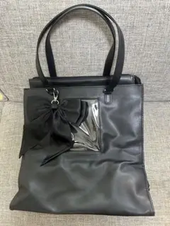推し活トートバッグ　ぬいバッグ　ブラック
