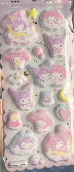 【新品未開封】　サンリオ　もちもち　マシュマロシール　マイメロディ　クロミ