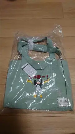 ヤクルトスワローズ　つば九郎　フロントポケット2wayトート(ミントグリーン)