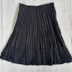 美品UNTITLED 黒 プリーツスカート サイズ2