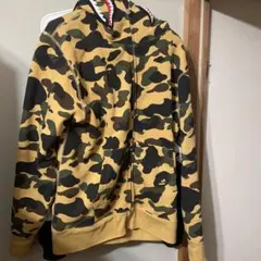 新品Sデッドストック】 APE APEMANカモ パーカー シャークパーカー 