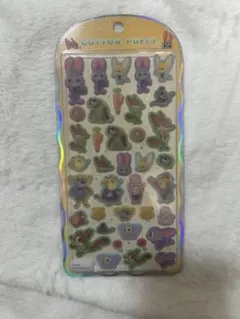 【正規品】コットンパフィーシール　ズートピア