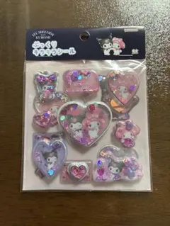 ぷっくりキラキラシール サンリオ マイメロディ クロミ