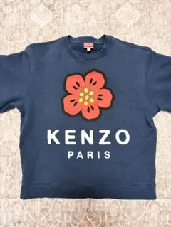 KENZO PARIS フラワーロゴ スウェット ネイビーのサムネイル