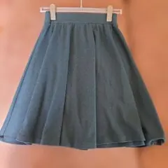 earth music&ecology フレアスカート ダークグリーン F