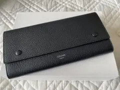 CELINE 長財布 ブラック イエロー バイカラーのサムネイル