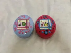 たまごっち チョコ缶 2種 まめっち くちぱっち