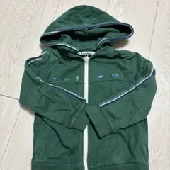 familiar 緑色 パーカー 100