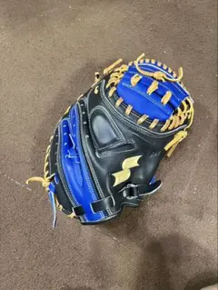 SSK 軟式 キャッチャーミット ブラック×ブルー　梅野隆太郎モデルのサムネイル