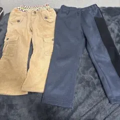 JUNK STORE 100サイズ カーゴパンツとスウェットパンツセットのサムネイル