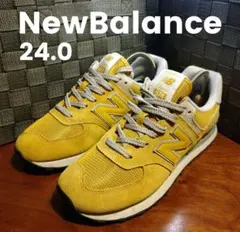 new balance classic574 　ニューバランス574イエロー
