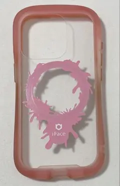 iFace iPhone15ProケースMagSafe対応クリアピンク/ペイント