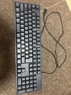 有線日本語配列キーボード 黒 USB接続