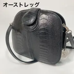 JRA オーストレッグ ショルダーバッグ ダチョウ リアルレザー