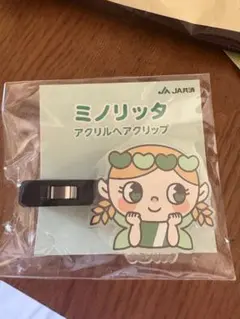 ミノリッタ　アクリルヘアクリップ　JR共済