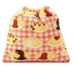 新品 フェイラー 巾着 ハッピーオムライス マチあり アプリコット