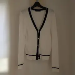 RagOut リブ編み Vネックカーディガン