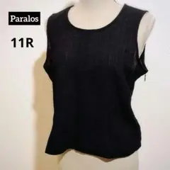 Paralos ノースリーブ トップス 11R 黒
