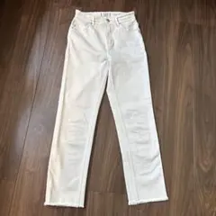 YANUK High Waist ANNETTE アネット　ホワイト　デニムのサムネイル