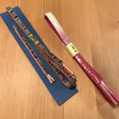 伊賀組紐　帯締め＆羽織紐　ローズ系　帯締め