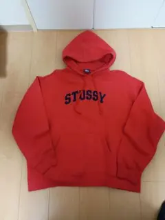 【希少・1999年製】OLD STUSSY アーチロゴ刺繍 フーディ 紺タグ
